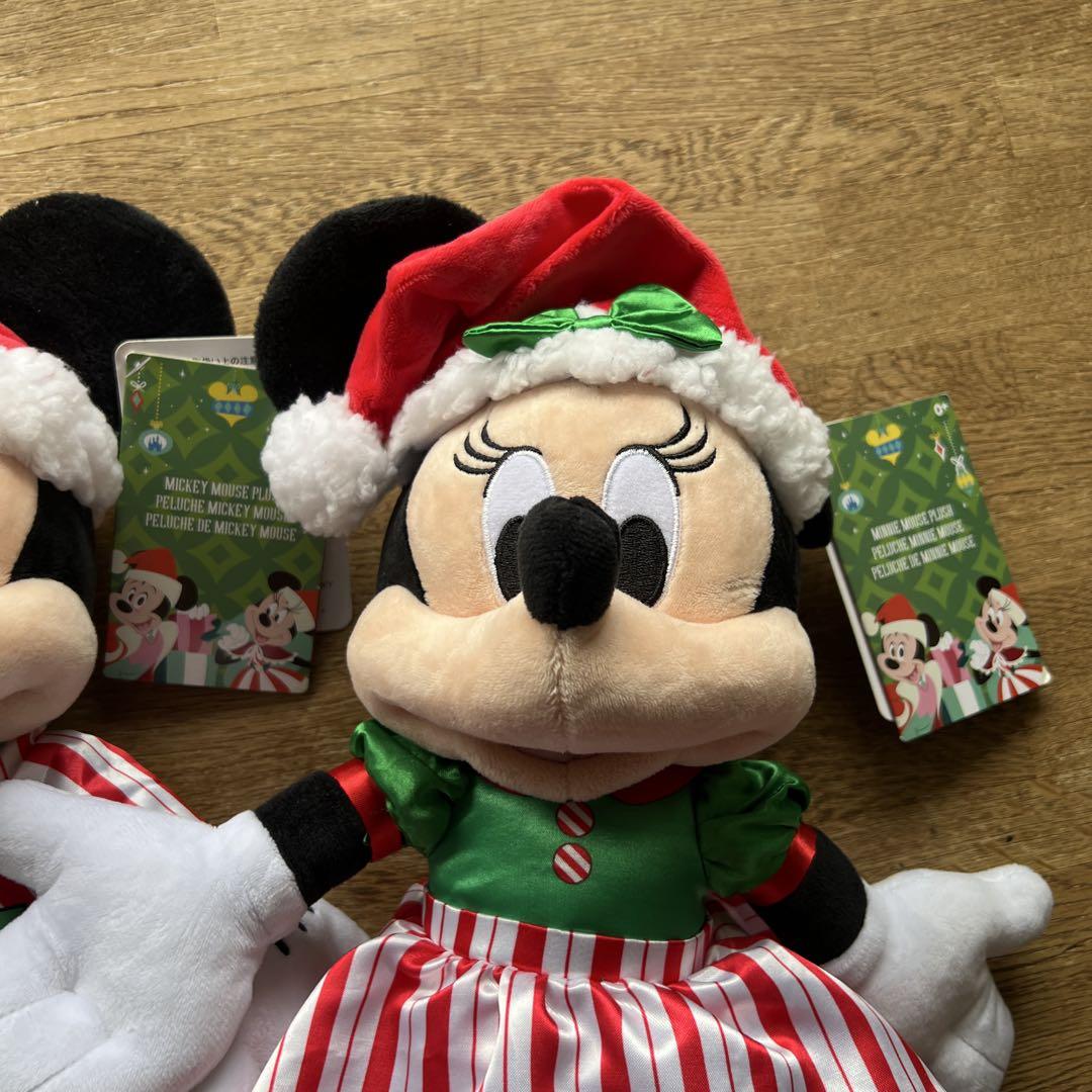 ミッキー・ミニー クリスマスぬいぐるみセット(2023限定)