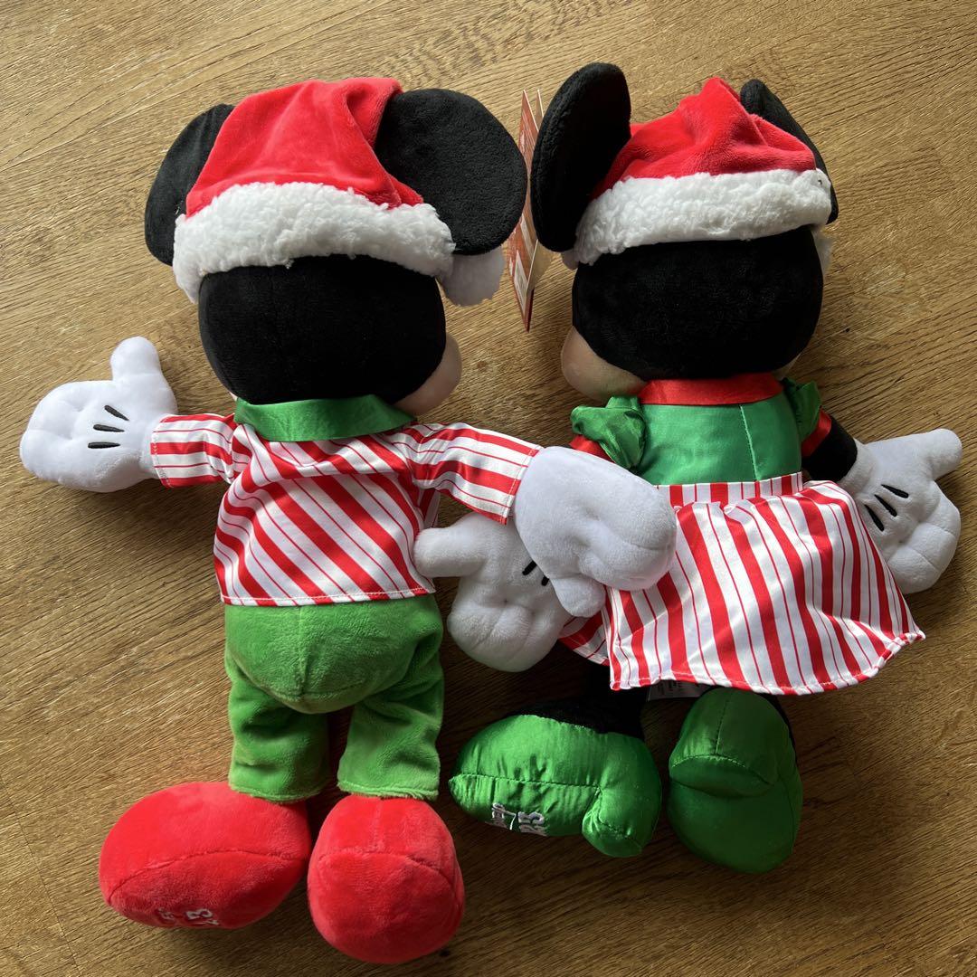 ミッキー・ミニー クリスマスぬいぐるみセット(2023限定)