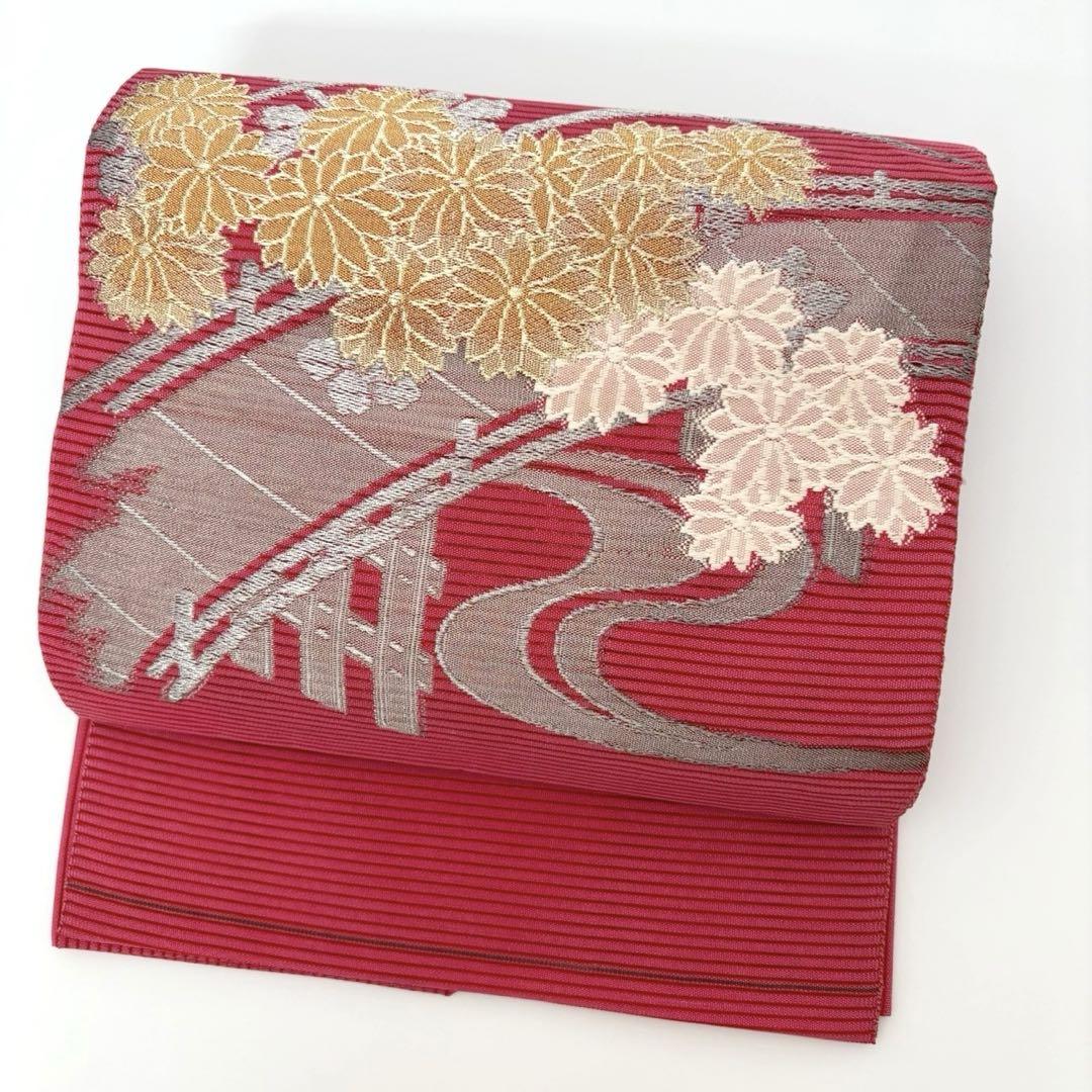 【着物と帯 時流】SN25827◆正絹 八寸夏名古屋帯◆絽綴れ 長尺 未使用品 着物と帯 時流】SN25922◇正絹 八寸夏名古屋帯◇超長尺 未使用品