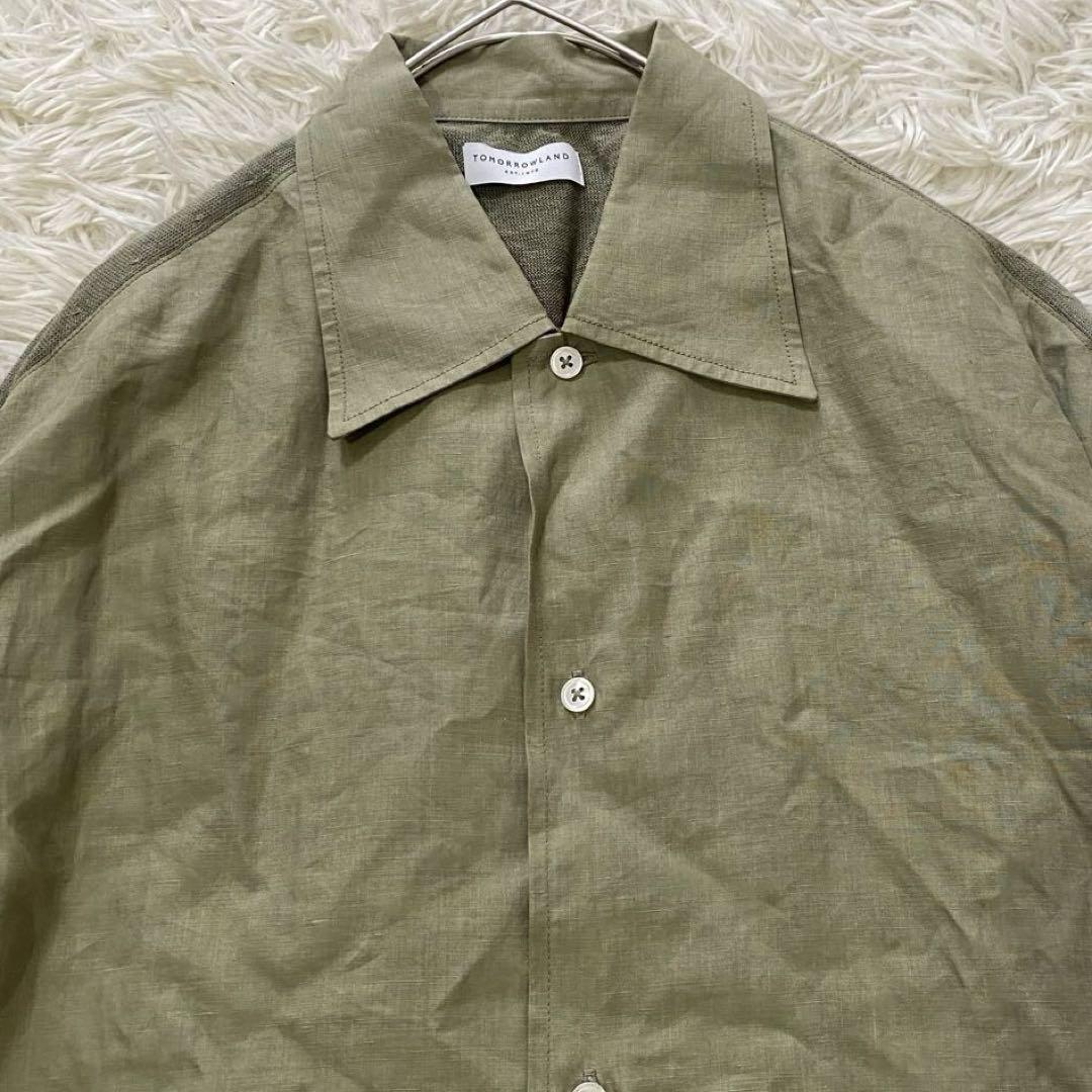 美品✨】トゥモローランド 22SS リネンニットコンビオープン