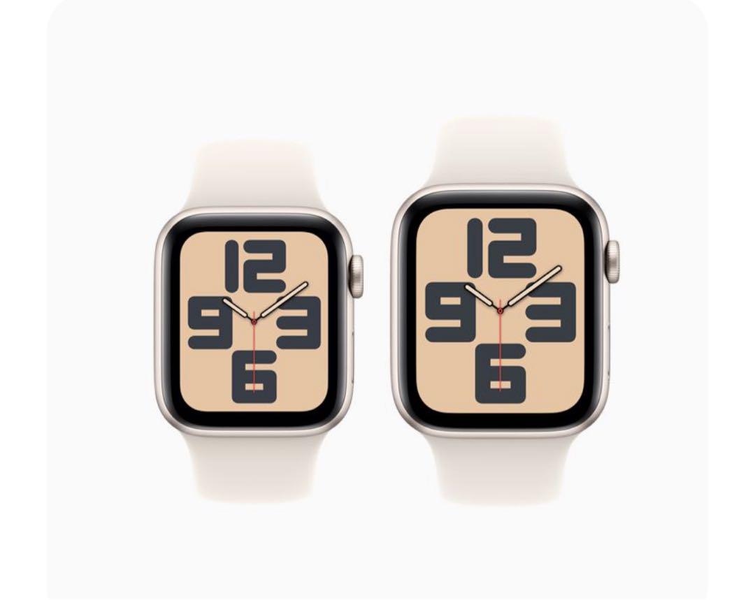 Apple Watch SE 第二世代 40mm スターライト GPSモデル