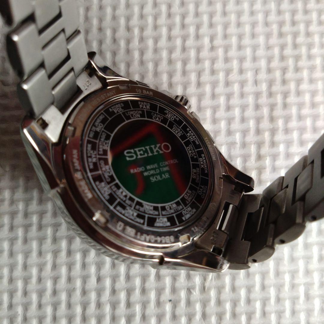 SEIKO DOLCE デイデイト 8B54-0AF1 ソーラー電波 　黒文字盤