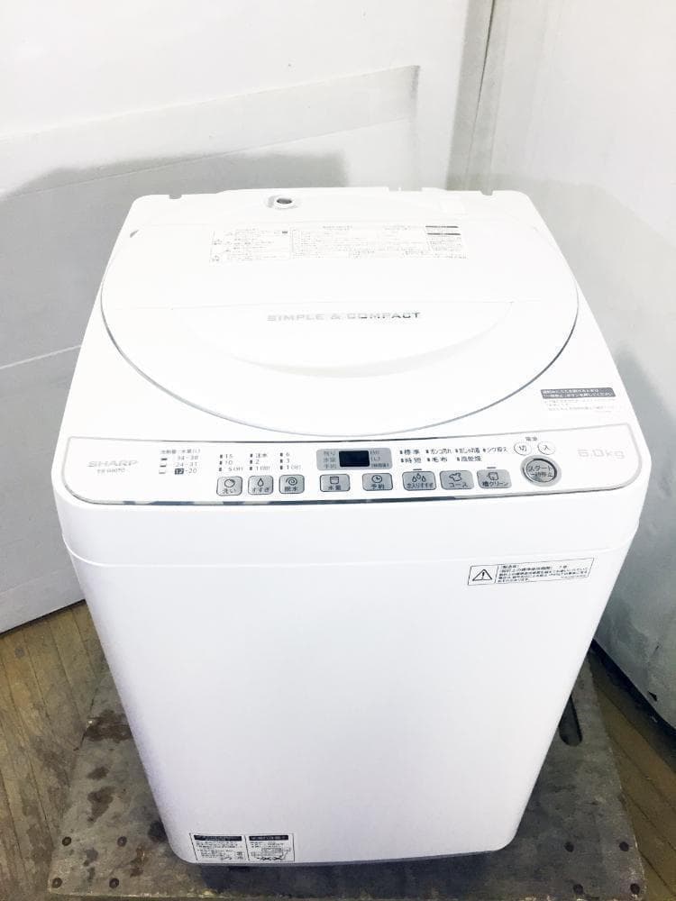 30日迄!★美品★SHARP 6㎏ 洗濯機【ES-G60TC-W】 30日迄!★美品★SHARP 6㎏ 洗濯機【ES-G60TC-W】