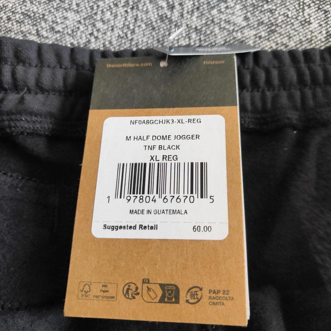 THE NORTH FACE メンズ ブラックスウェットパンツ XL