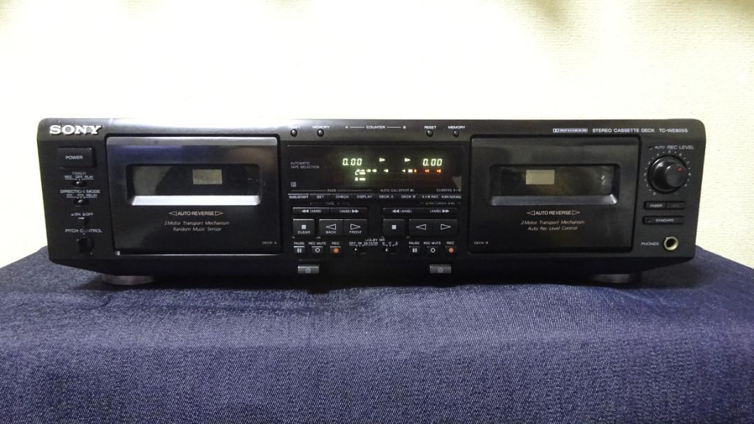 ソニー カセットデッキ TC-WE805S 整備動作品