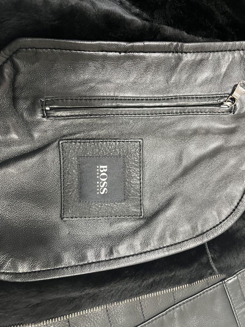 HUGO BOSSレザージャケット