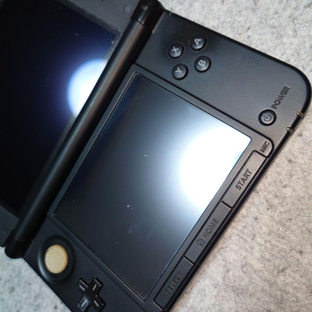 ニンテンドー3DS LL SPR-001 ブラック (純正タッチペン欠品)