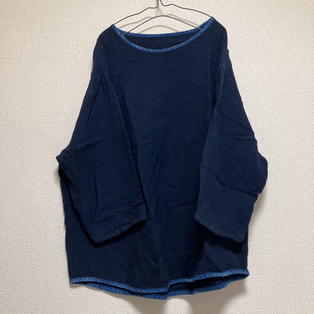 Porter classic SASHIKO SWEAT SHIRT Porter classic SASHIKO SWEAT SHIRT