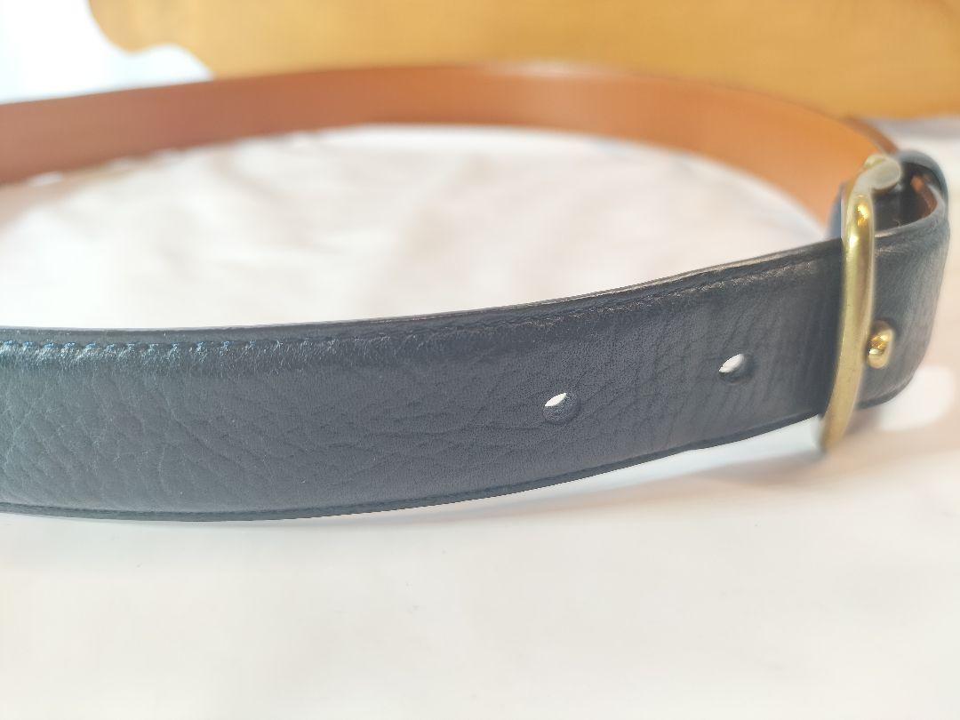 【極美品】Brooks Brothers　正規品　高級レザーベルト　本革/金真鍮