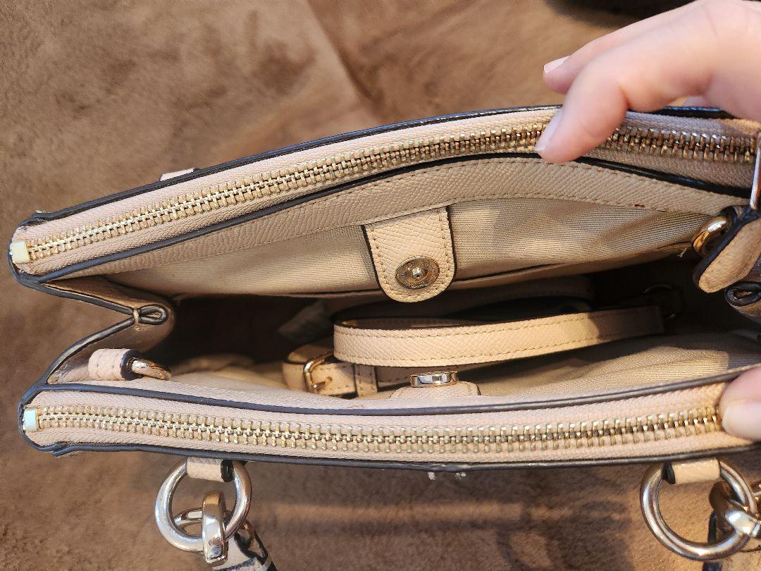 未使用)COACH 2wayショルダーバッグ ベージュ超 安い