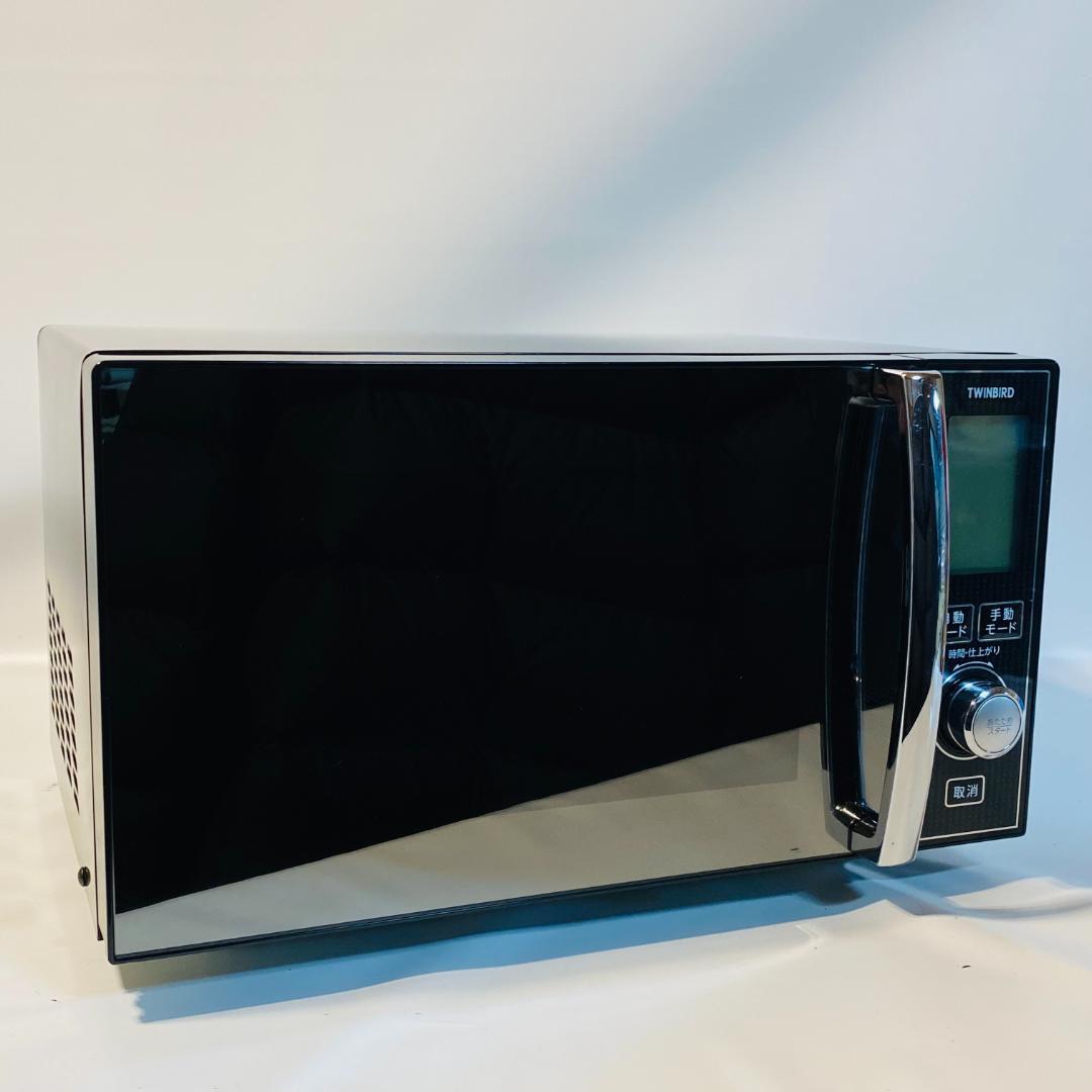 極美品 TWINBIRD ツインバード 単機能電子レンジ DMF20E フラット