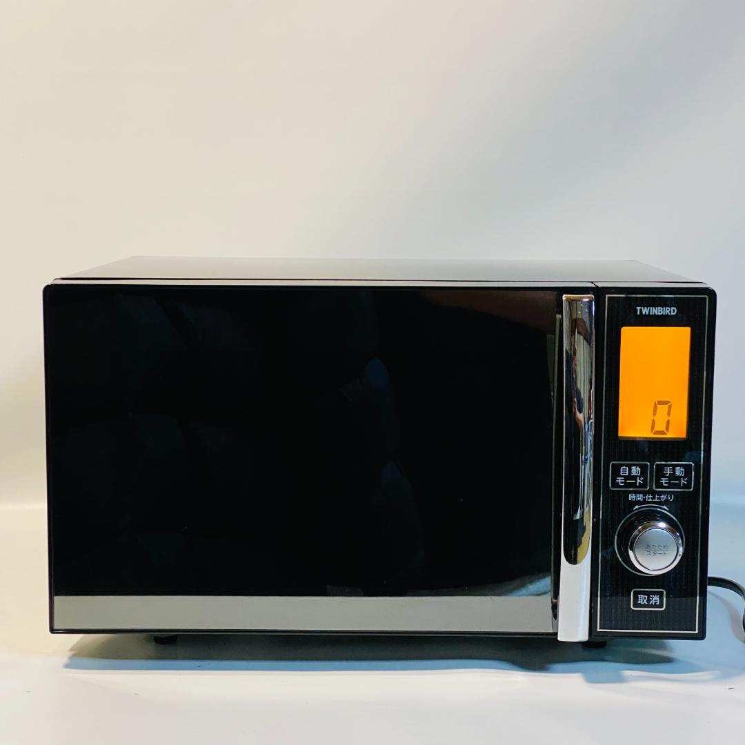 極美品 TWINBIRD ツインバード 単機能電子レンジ DMF20E フラット