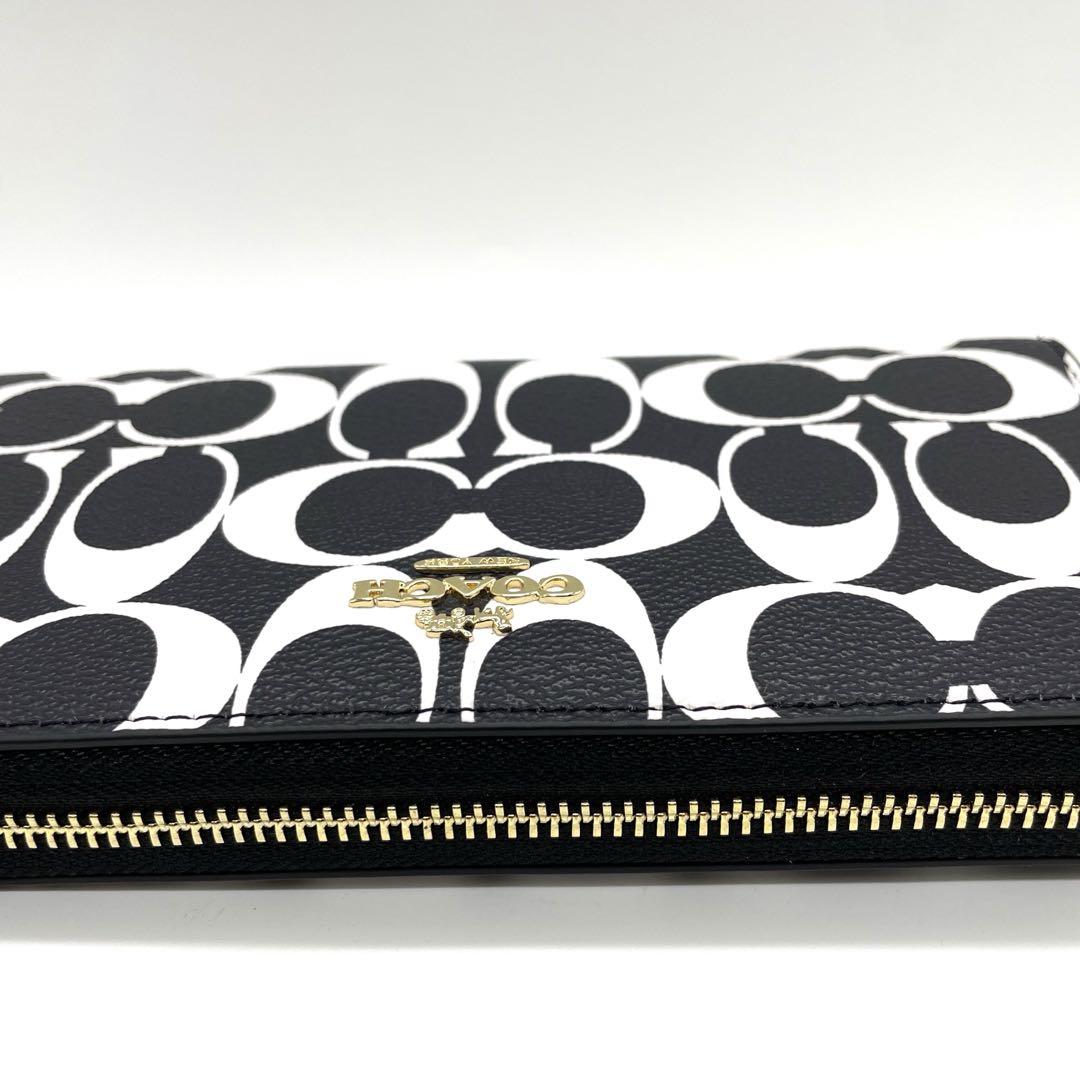 新品未使用】COACH/コーチ レディース長財布CP409 ブラック