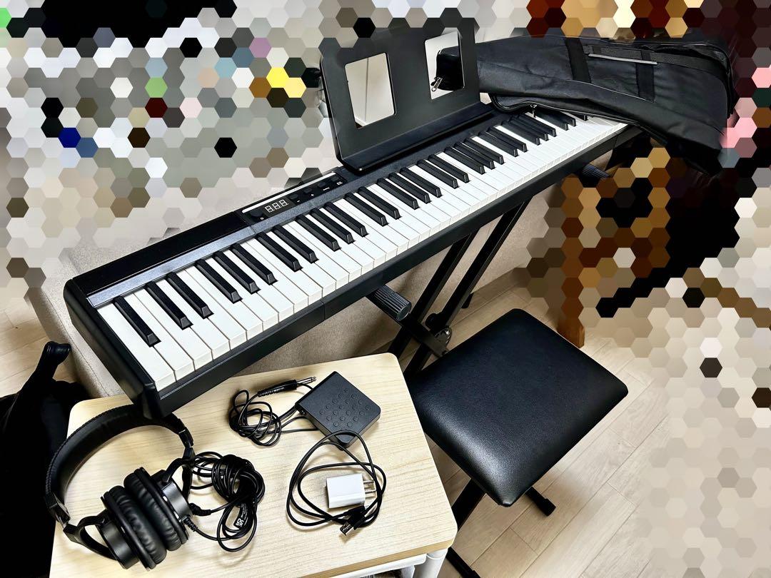電子ピアノ 88鍵盤 ヘッドフォン付き