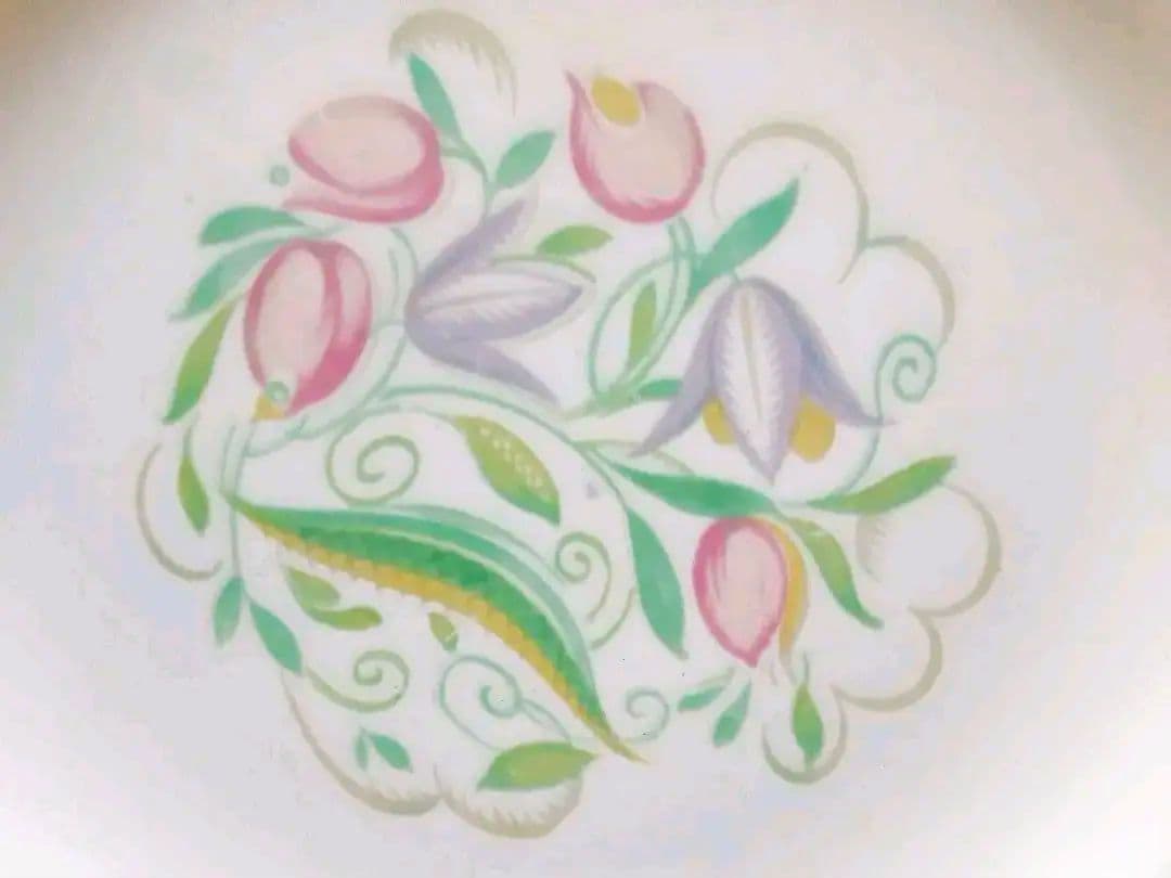 [即日発送] 2点セット　英国　 アンティーク スージークーパー ドレスデンスプレイ 貫入なし