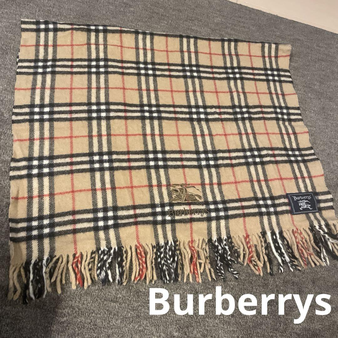 BURBERRYS ウール ノバチェック マフラー 膝掛け 大判 キャメル 極美品✨】バーバリー ノバチェック マフラー キャメル 大判