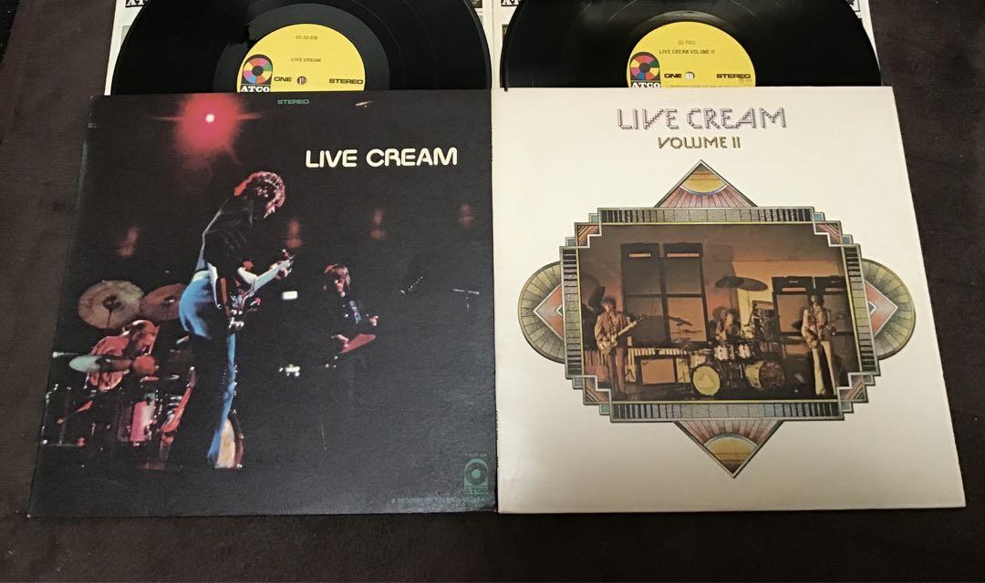 爆音‼︎USオリジLP『LIVE CREAM』VOL I & Ⅱ ライヴ・クリーム