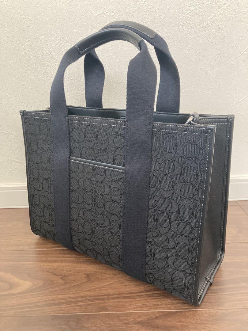 ★値下げ中★COACH コーチ　スミス トート バッグ　シグネチャー ジャカード
