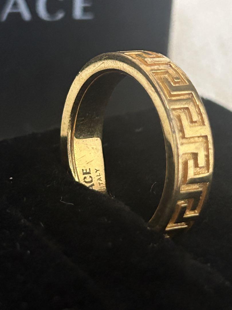【美品】VERSACE グリークリング ヴェルサーチリング