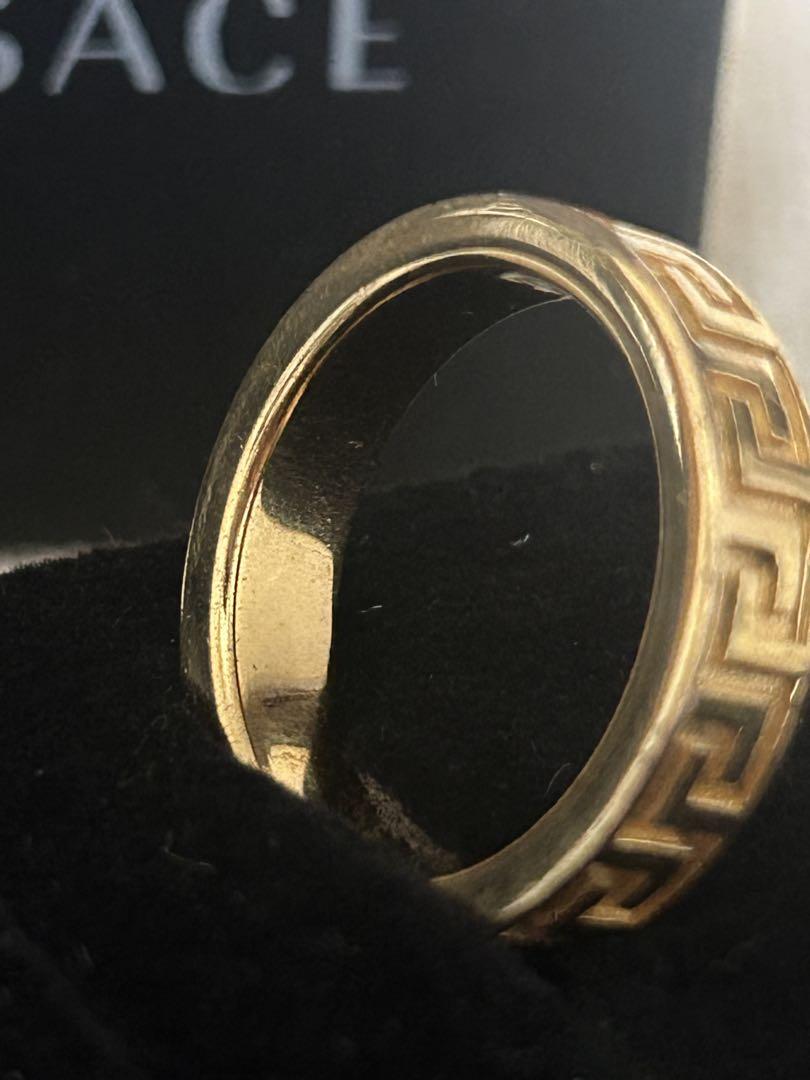 【美品】VERSACE グリークリング ヴェルサーチリング