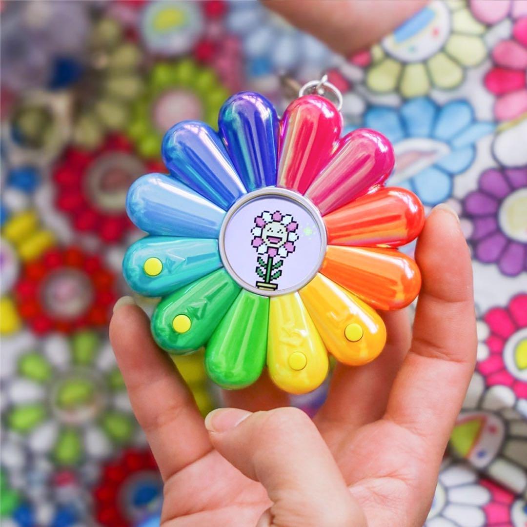 村上隆　FLOWER GO WALK COLOR RAINBOW AURORA
