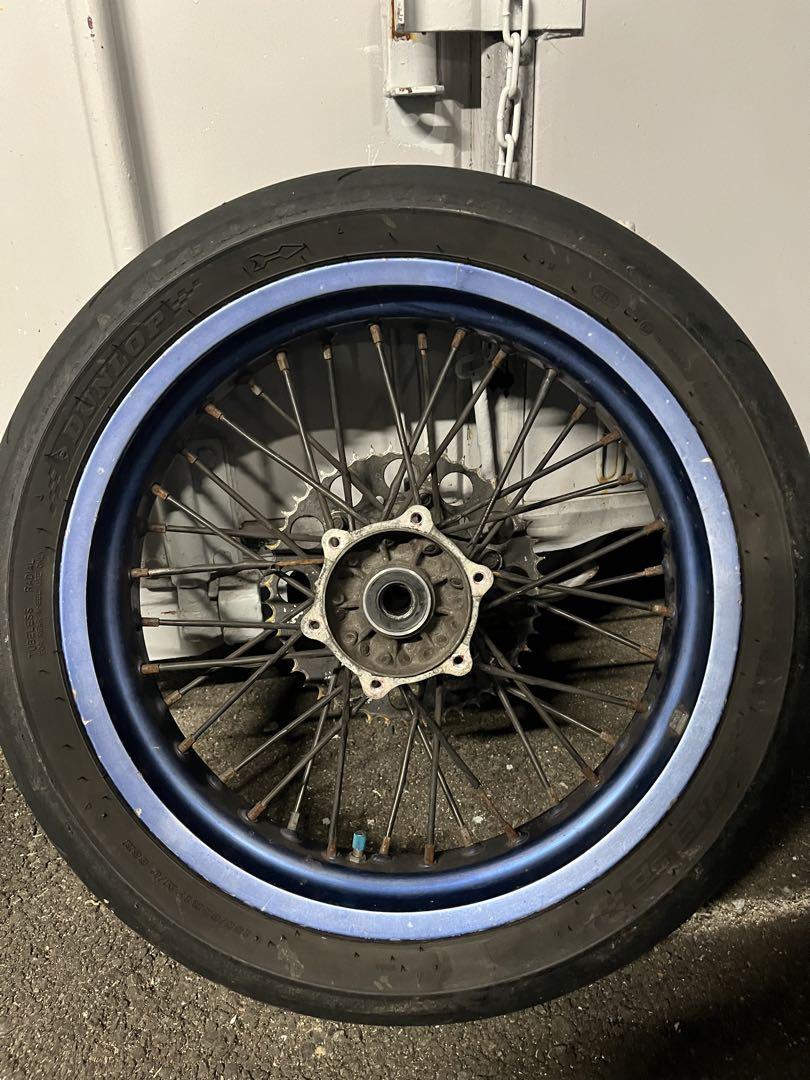 dトラッカー250 ホイール　前後セット