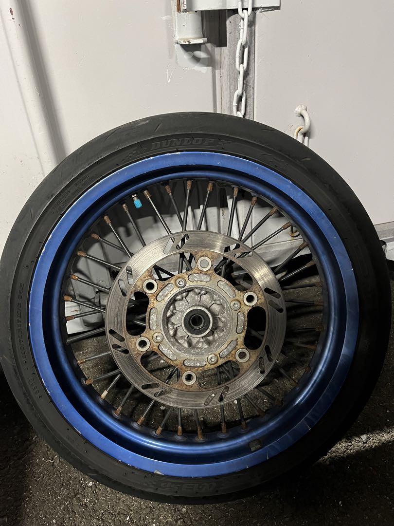 dトラッカー250 ホイール　前後セット