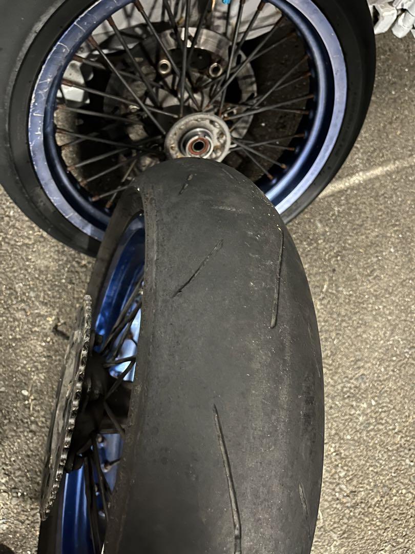 dトラッカー250 ホイール　前後セット