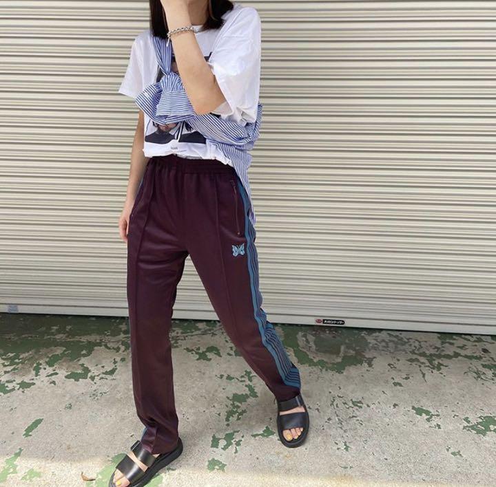 ☆新春福袋2022☆ 美品 needles トラックパンツ ストレート ブラウン ...
