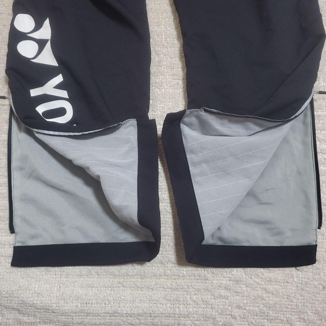【美品】YONEX　ウインドウォーマーパンツ　ダブルヒートカプセル　M　黒