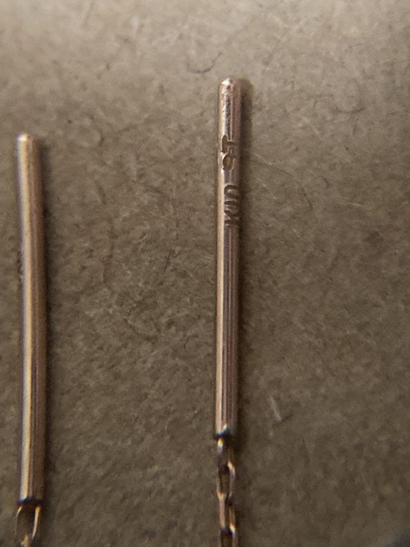 サマンサティアラ K10ハートモチーフ アメリカンピアス ピンク