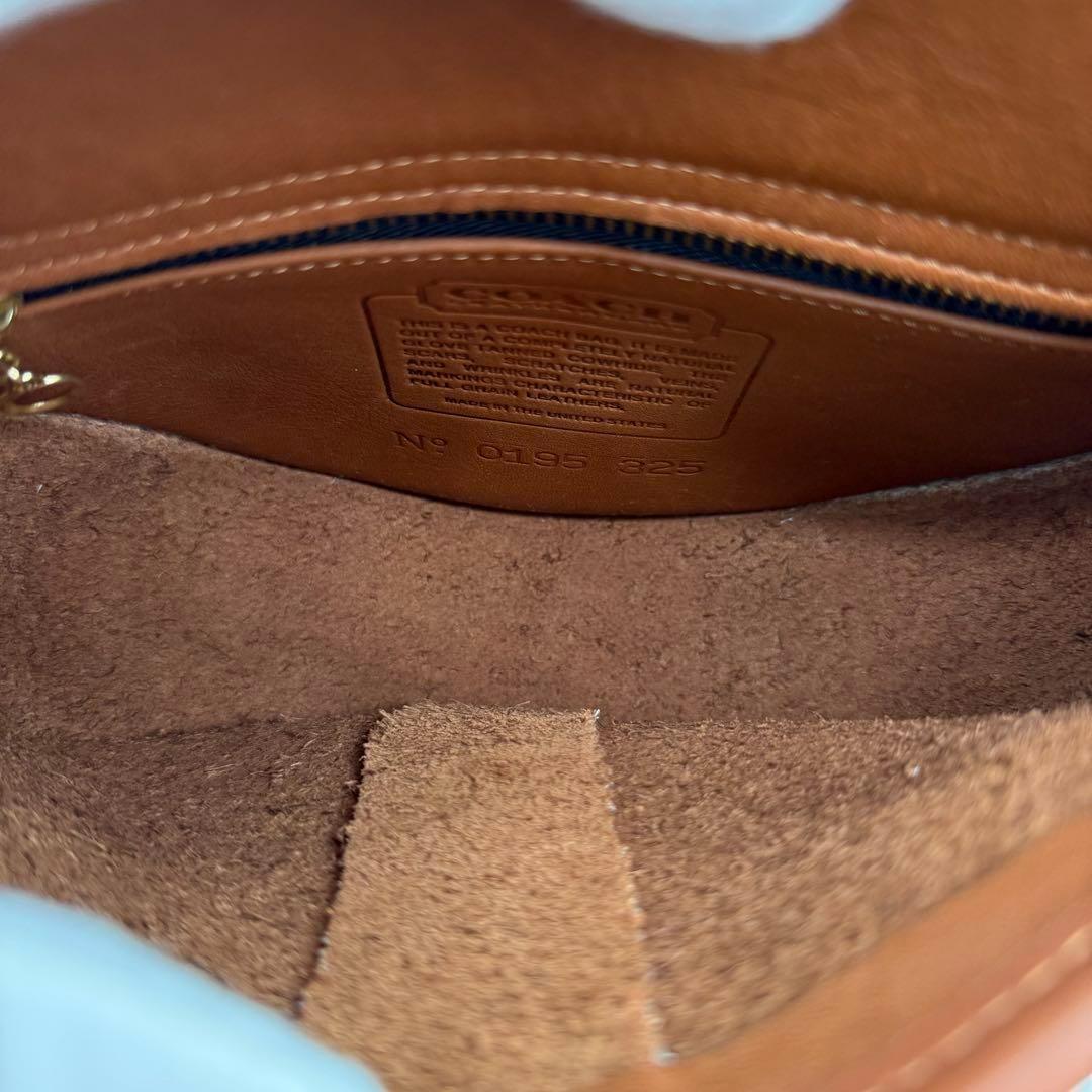 【美品】OLDCOACH ポシェット ショルダーバッグ フラップバッグ 茶色 【美品】OLDCOACH ポシェット ショルダーバッグ フラップバッグ 茶色