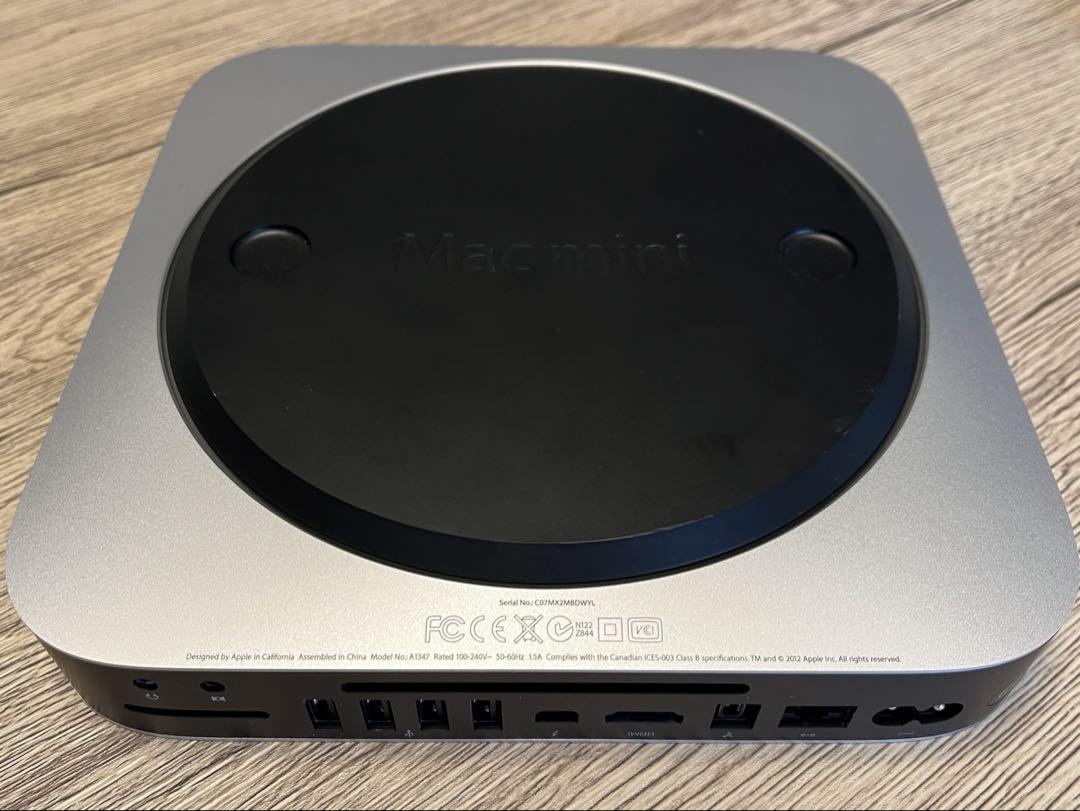 Mac mini (Late 2012) SSD:256GB メモリ:16GB