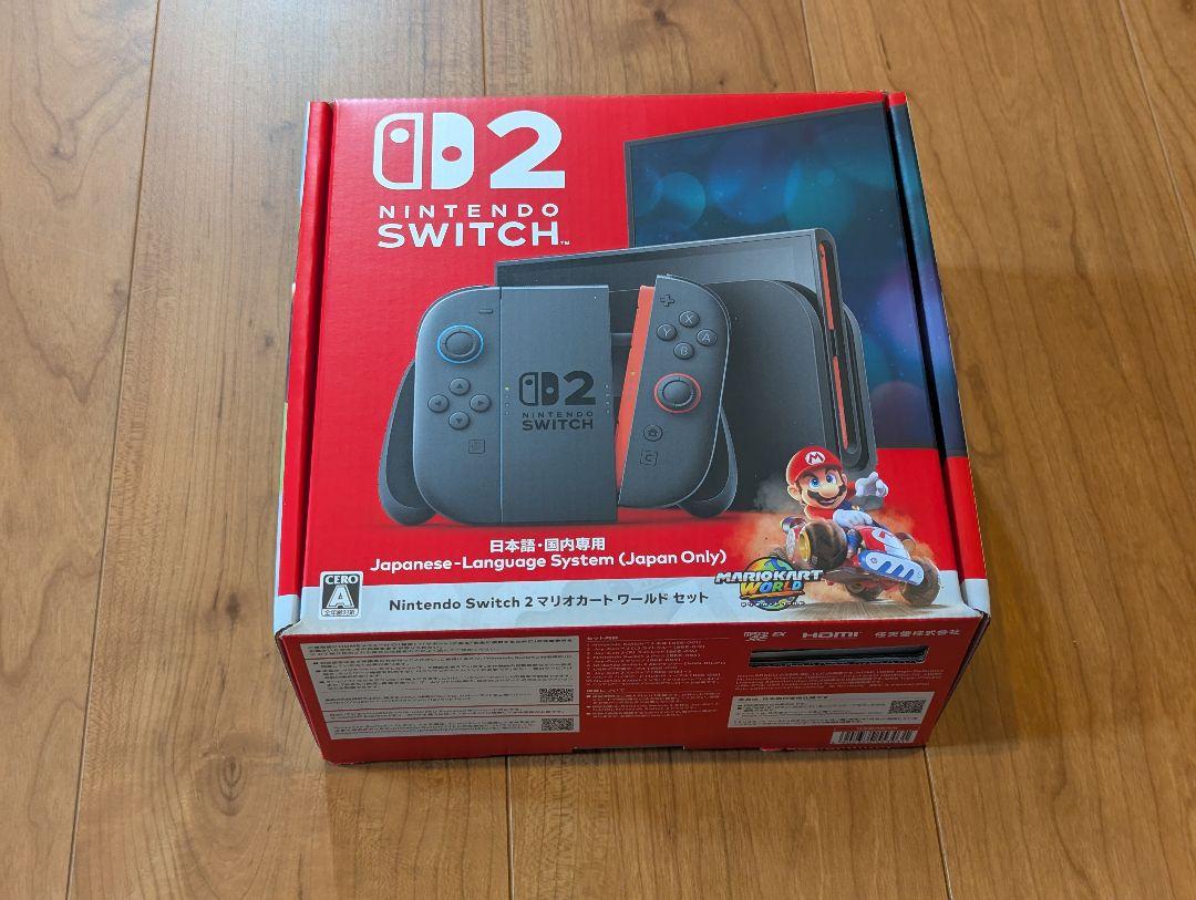 Nintendo Switch 2　マリオカートワールドセット Nintendo Switch 2 マリオカート ワールド セット当選