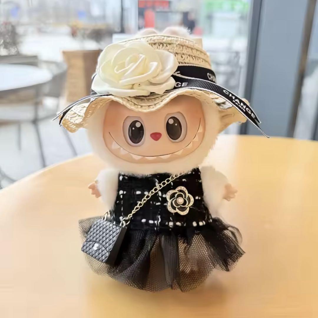 美品 LABUBU 着せ替えコスチューム／ラブブお洋服セット 066 LABUBU ラブブ 人形 ぬいぐるみ 着せ替え お洋服 ぬい服