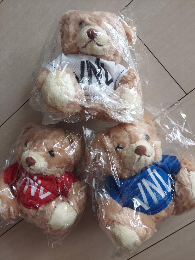VNLくまぬいぐるみ 3体セット