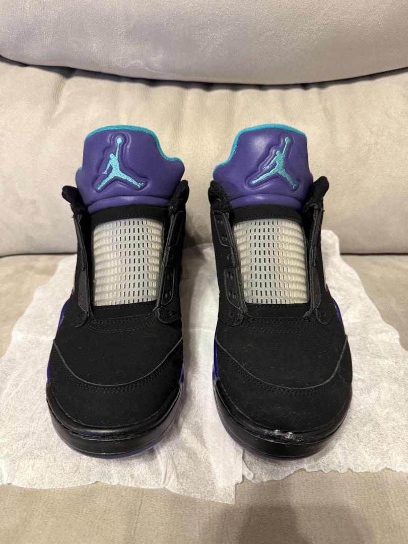 Air Jordan 5 ゴルフシューズ ブラック/ターコイズ