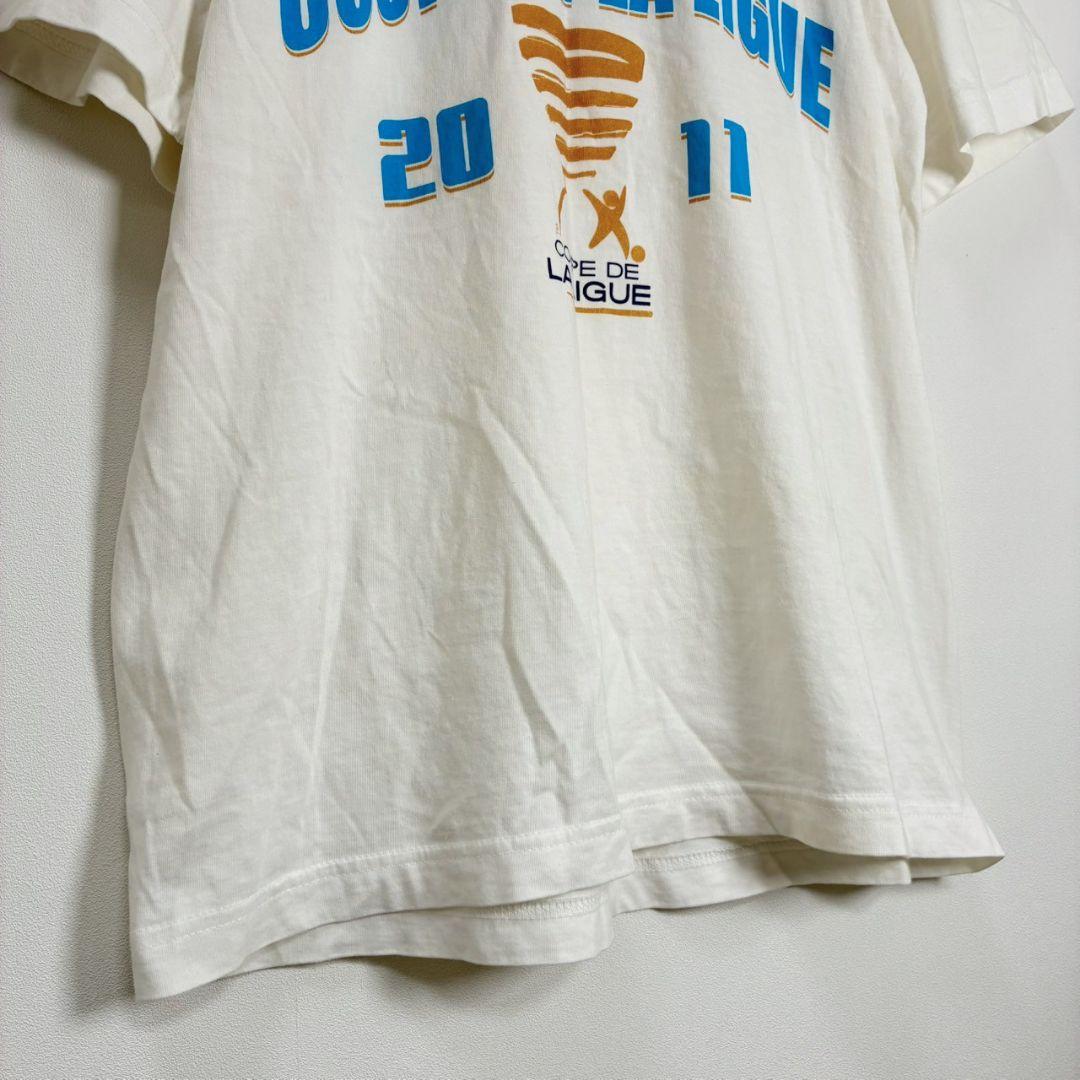 【アディダス】Tシャツ オリンピック・マルセイユ カジュアル ホワイト M
