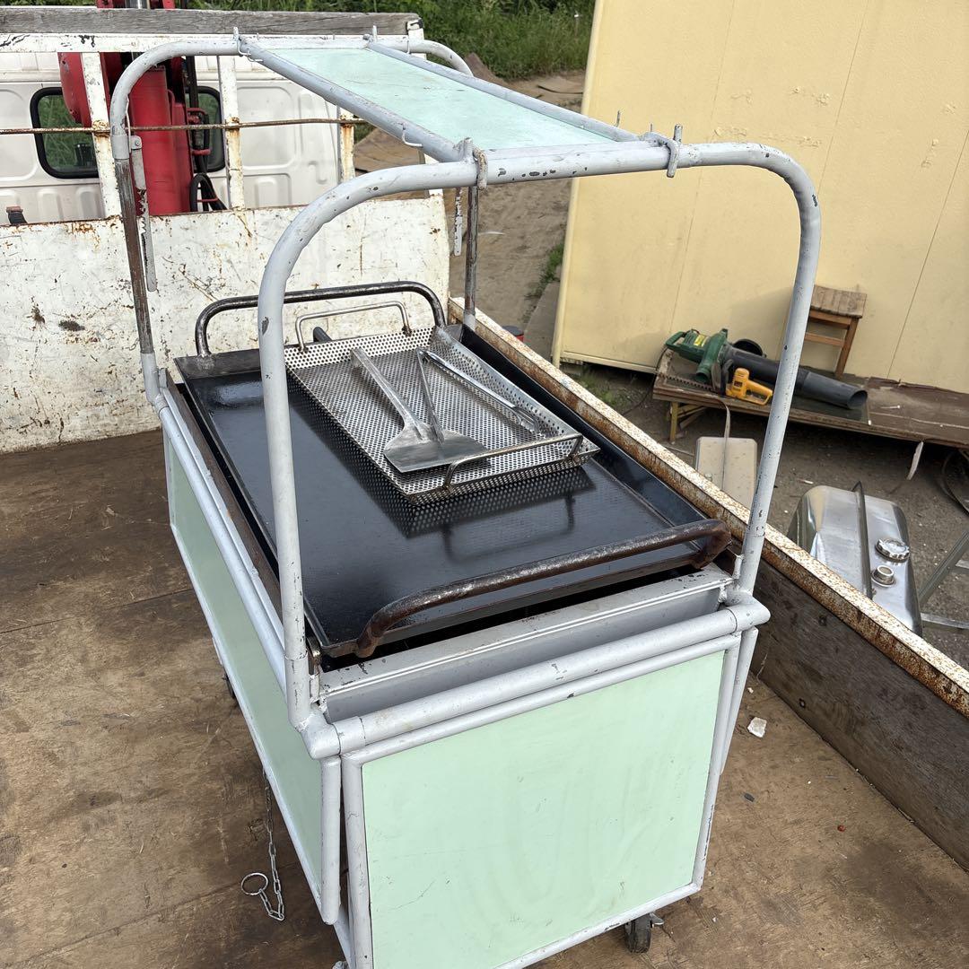 移動式屋台　多機能バーベキューコンロ　折りたたみ式　特注品