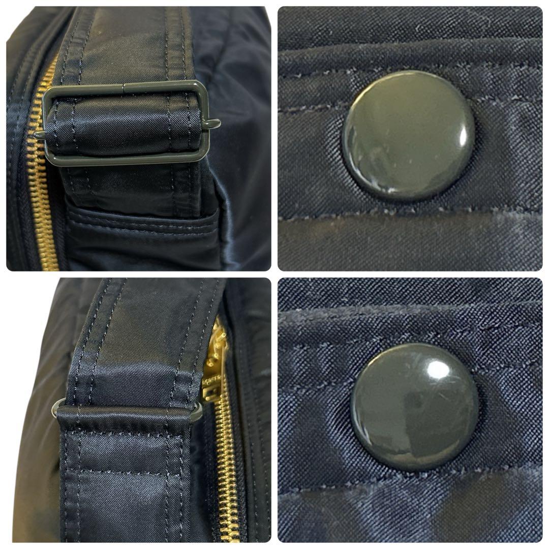 ✨極美品✨PORTER タンカー アイアンブルー ショルダーバッグ 2層 レア