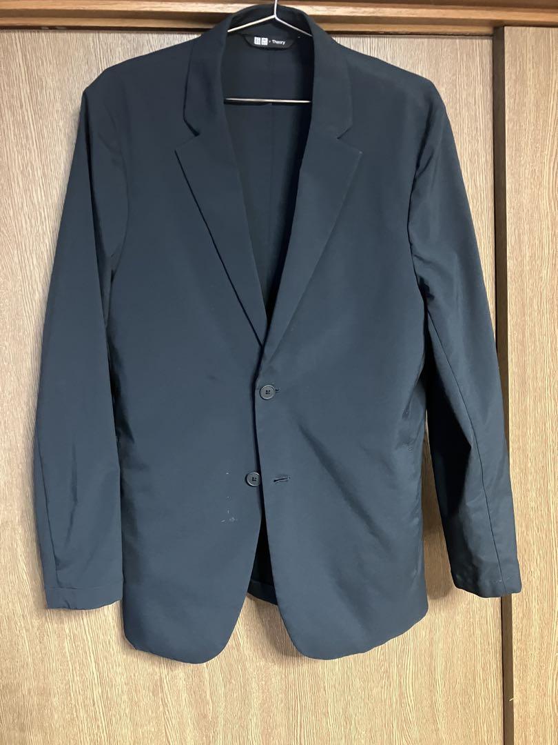 希少 ユニクロ UNIQLO×Theory 感動ジャケット　テーラード ネイビー ユニクロ UNIQLO Theory 感動ジャケット ネイビー