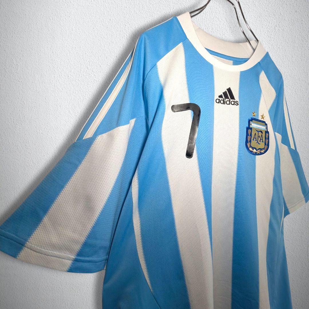 古着　サッカー　ゲームシャツ　世界的人気　アルゼンチン代表　貴重なビッグサイズ