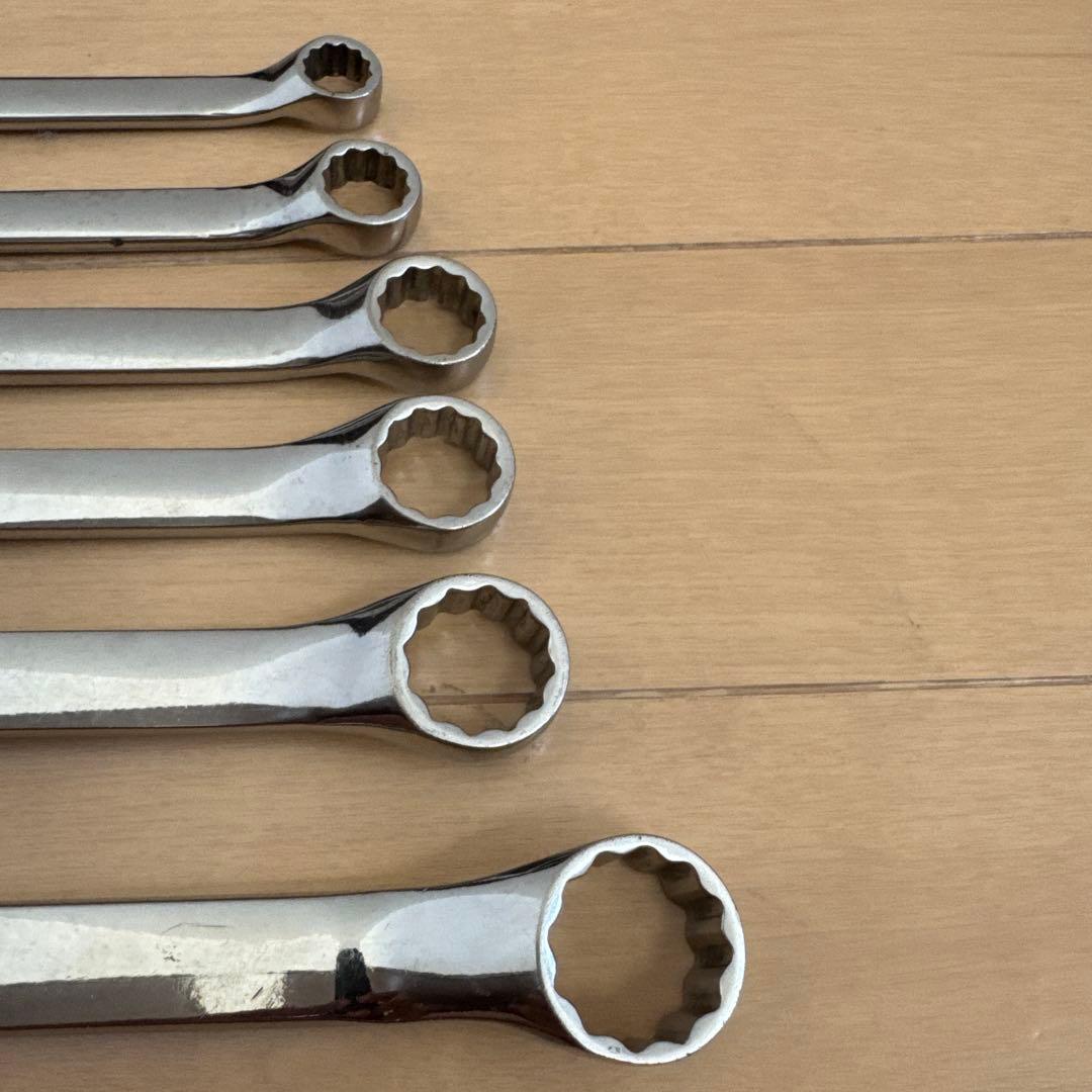 スナップオンメガネレンチ　XBM 6本セット