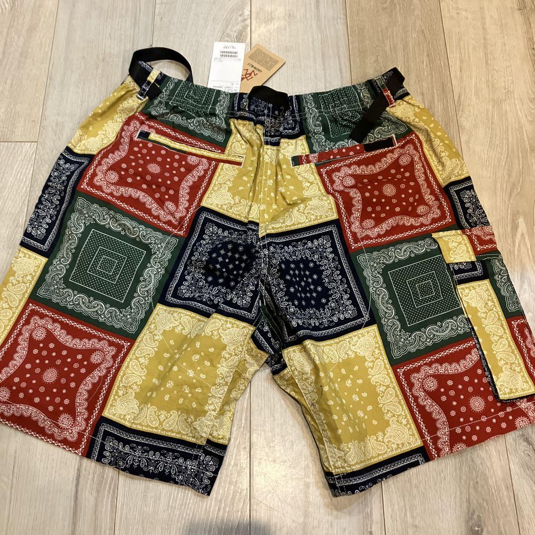 【感謝価格】 グラミチ×ビームスコラボ バンダナペイズリーショーツ パンツ