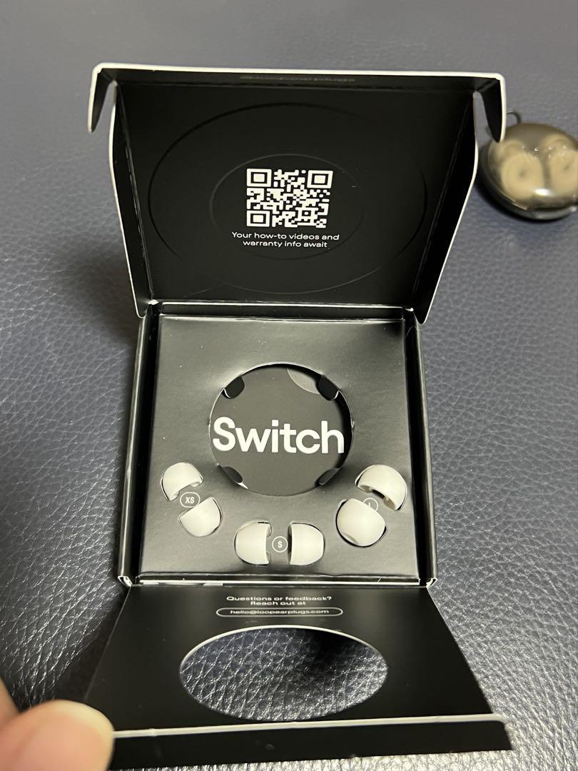 【音量3段階切り替え可能！】Loop Switch 耳栓 ホワイト