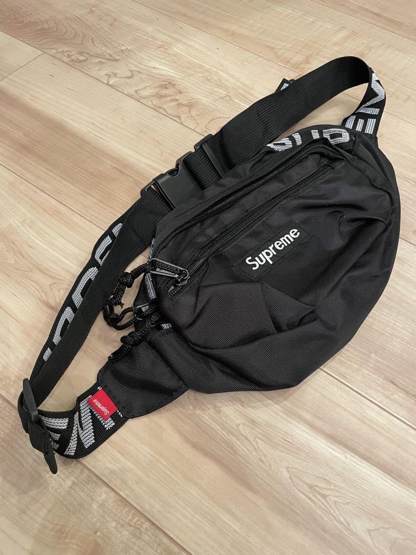 supreme ウエストバッグ ウエストポーチ　ブラック　シュプリーム