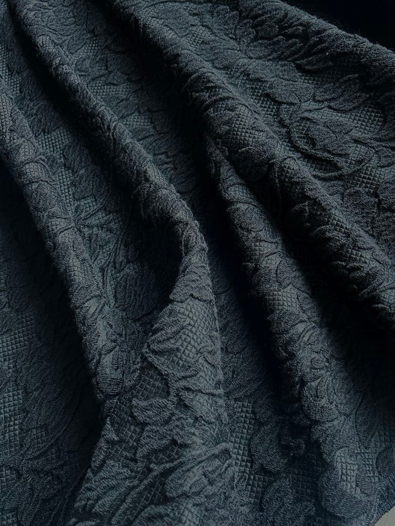 ☆極美品☆ ☆ドルチェ&ガッバーナ☆ふくれ織♡王道の美シルエットワンピース 黒 ☆極美品☆ ☆ドルチェ&ガッバーナ☆ふくれ織♡王道の美シルエットワンピース 黒