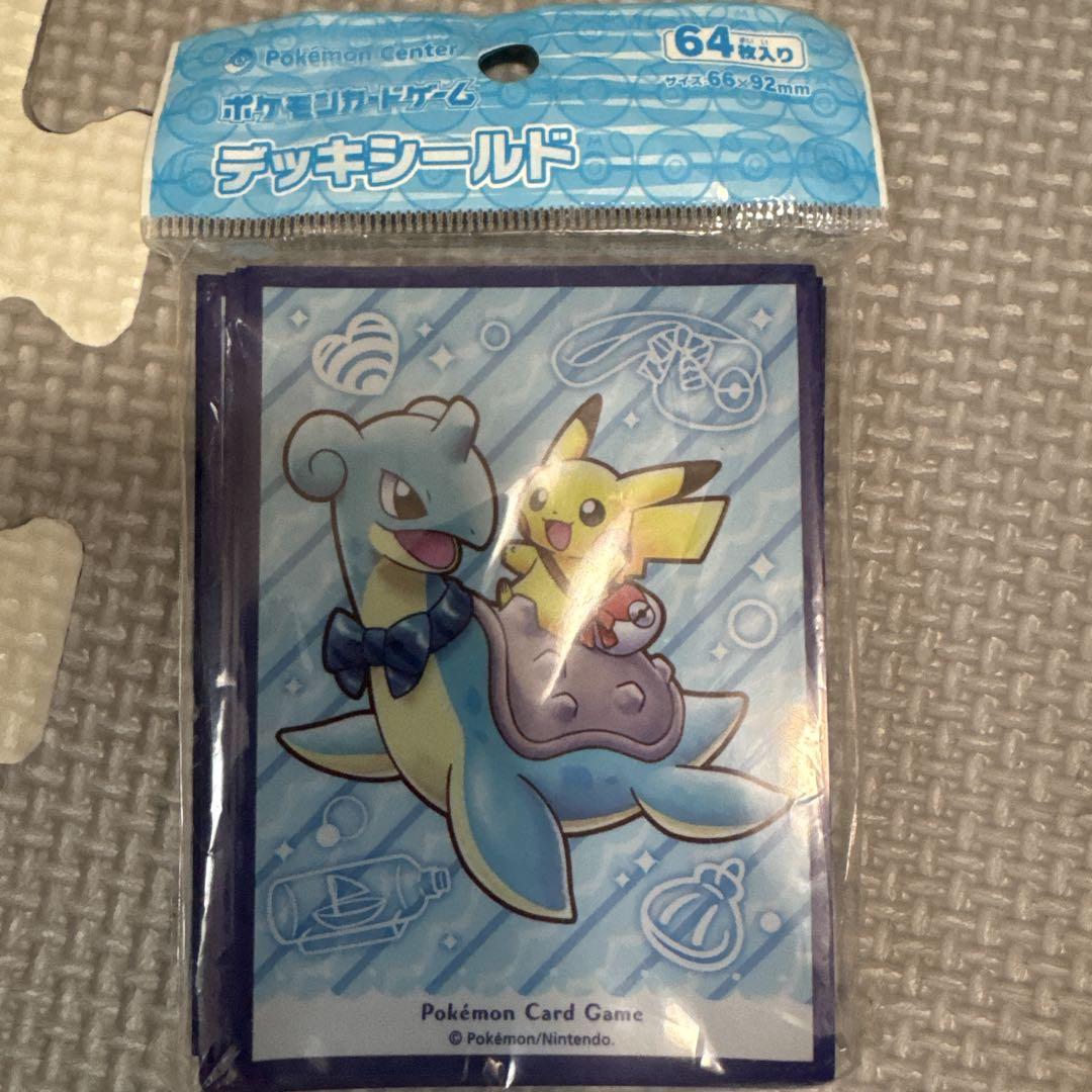 ポケモンカードゲーム デッキシールド ラプラスに乗って - メルカリ