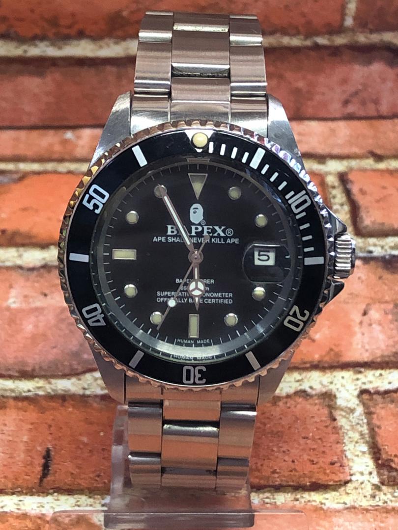 新作揃え158MY23 A BATHING APE BAPEX TYPE 1 腕時計 腕時計(アナログ ...