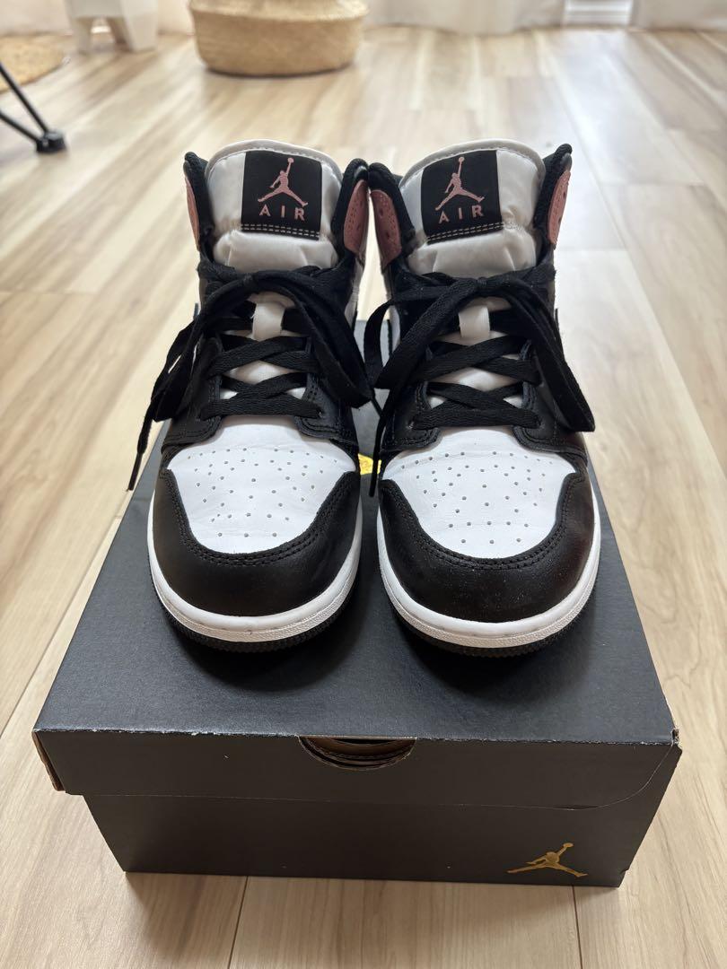NIKE ナイキ エアジョーダン1 MID 24.5 AIR JORDAN